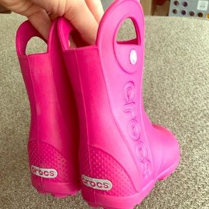 Croc rain boots